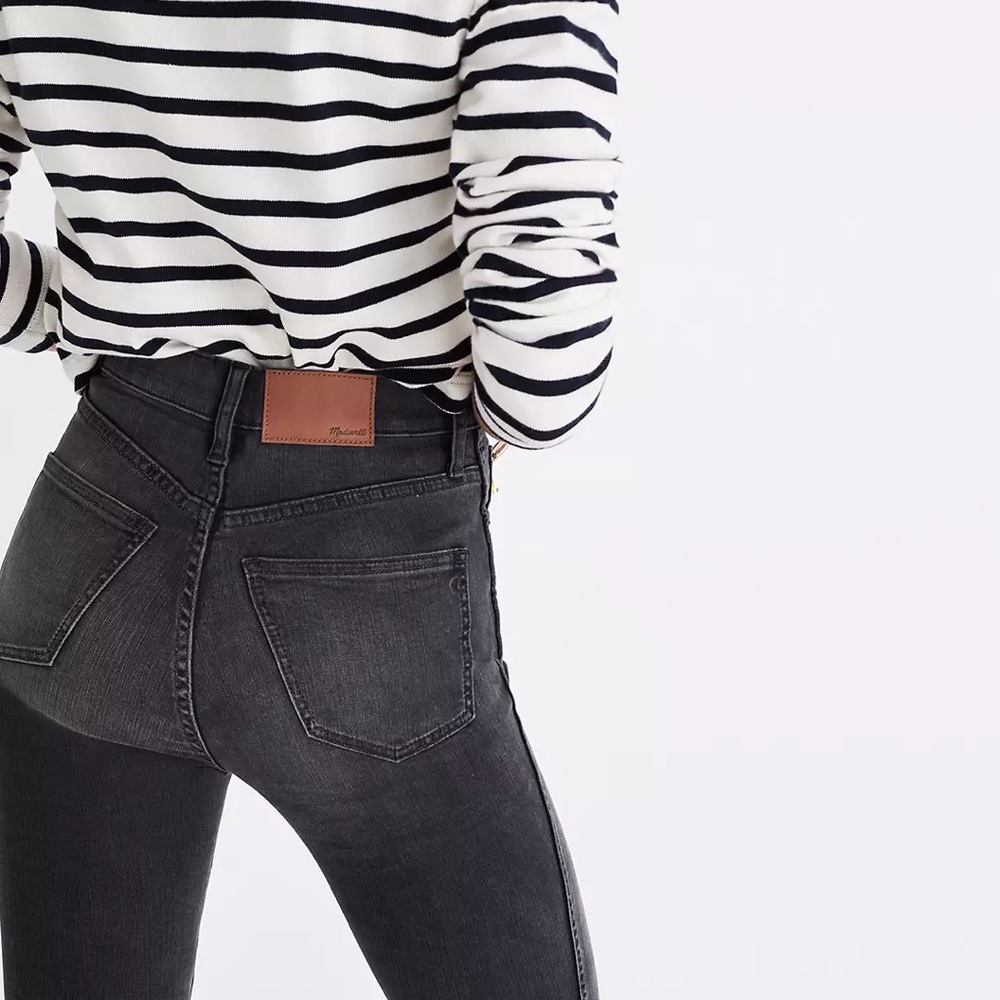 Madewell Black High Riser Skinny Jeans